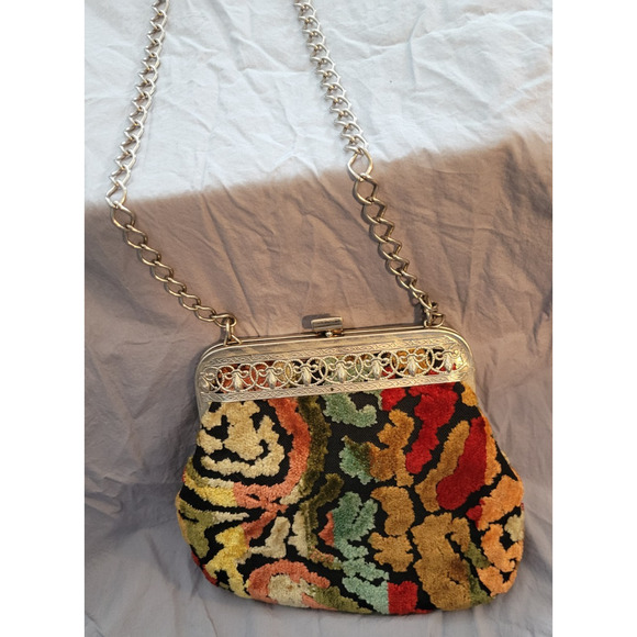 Unbranded Handbags - Vintage 70s Carpet Bag Purse Bohemian Festival Retro Mod Coachella Hippie Retro